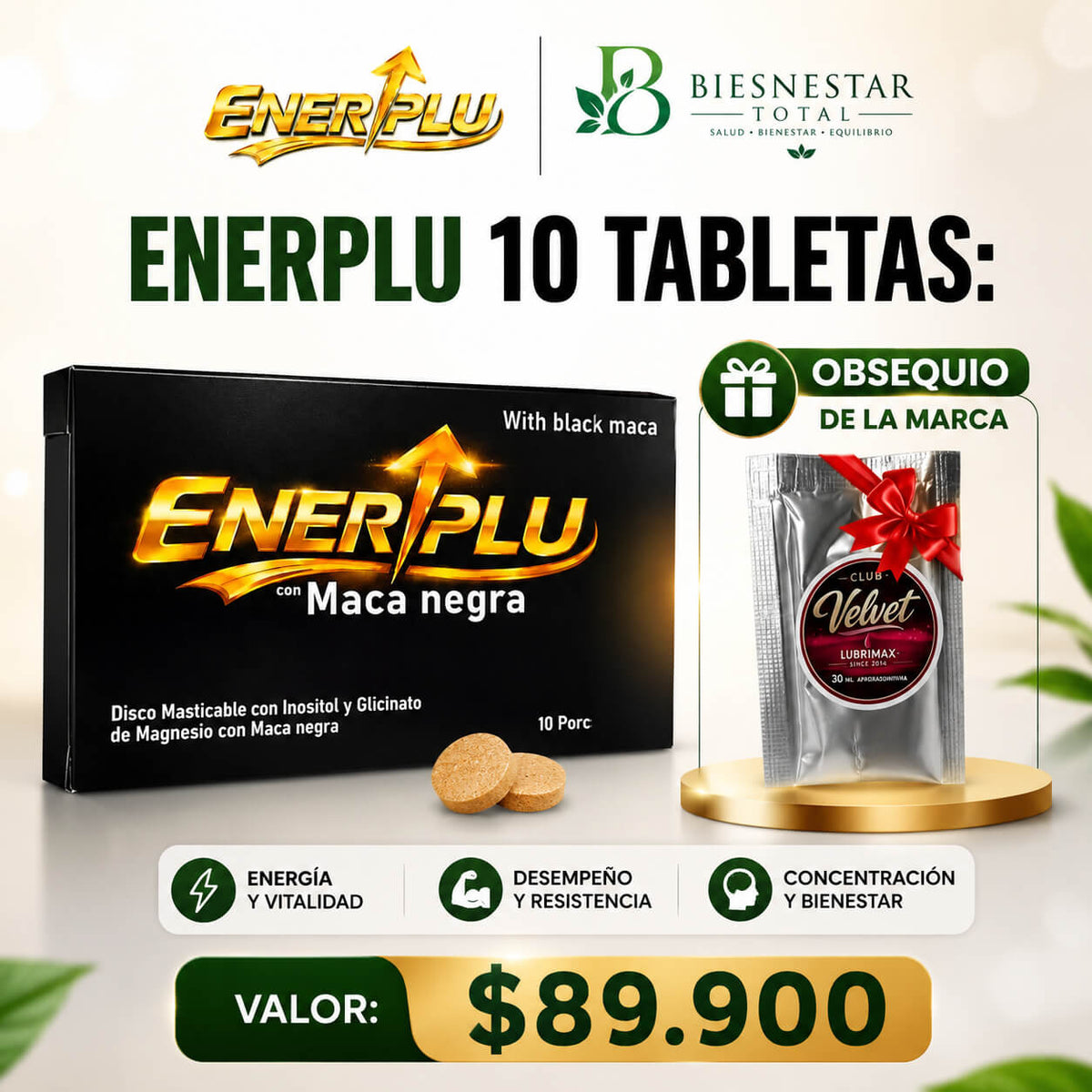 ENERPLU 1 caja (10tabs)